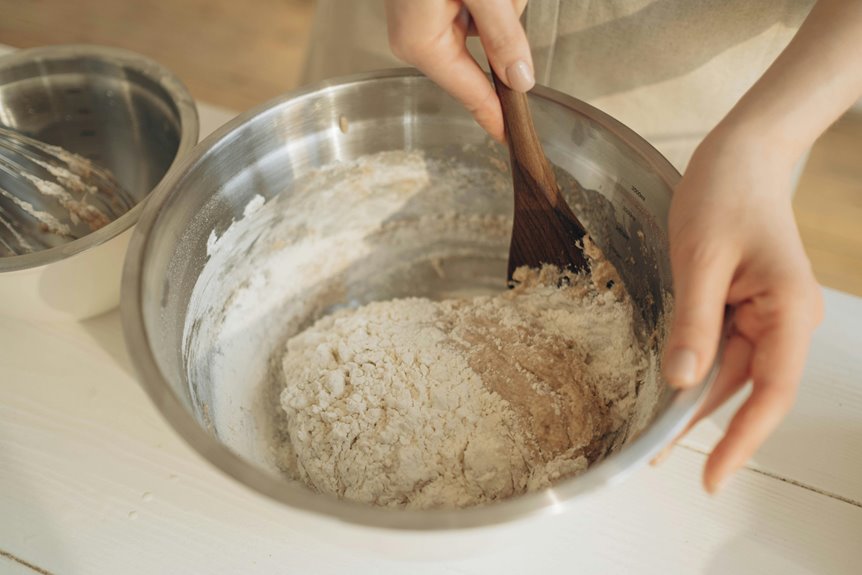 blend dry ingredients together