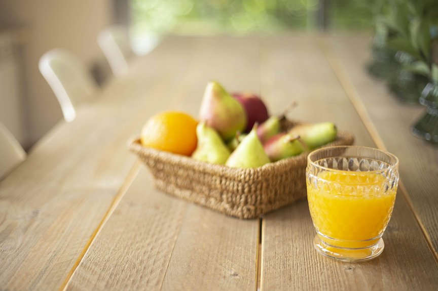 juice pears by blending